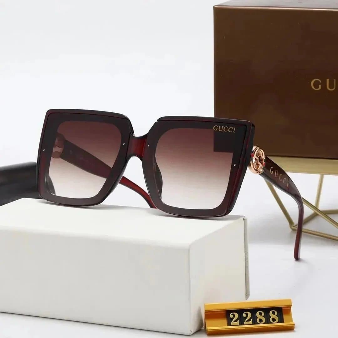 Gucci Square Sunglasses Gradient Lens