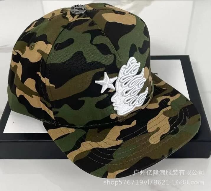 New Era 59FIFTY Cap Flame Star Embroidery — 75 running volume model