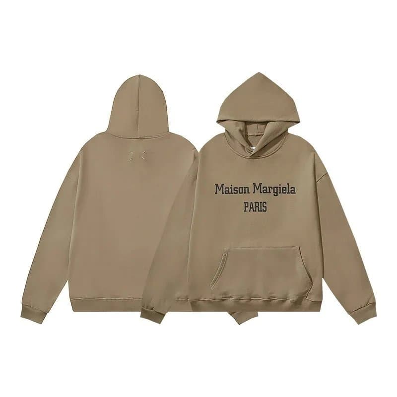 Maison Margiela Hooded Sweatshirt Paint Splatter Print — 棕色13