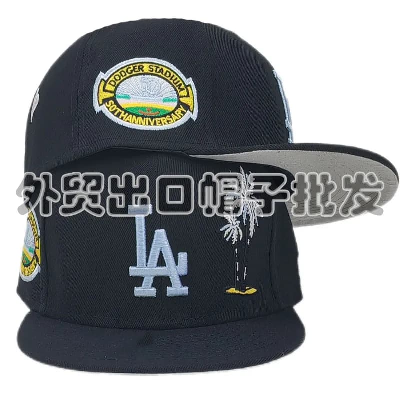 MLB Snapback Cap LA Dodgers Cloud Logo — 如图23