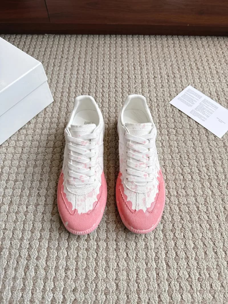 Maison Margiela Future Sneaker Suede Yellow — 驴联名MM6 30(布面粉泼墨)