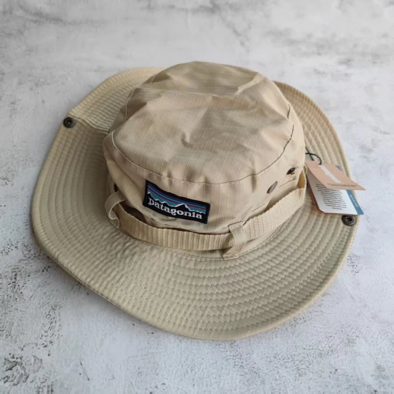 Arc'teryx × Patagonia Boonie Hat P-6 Logo Patch — 浅卡其
