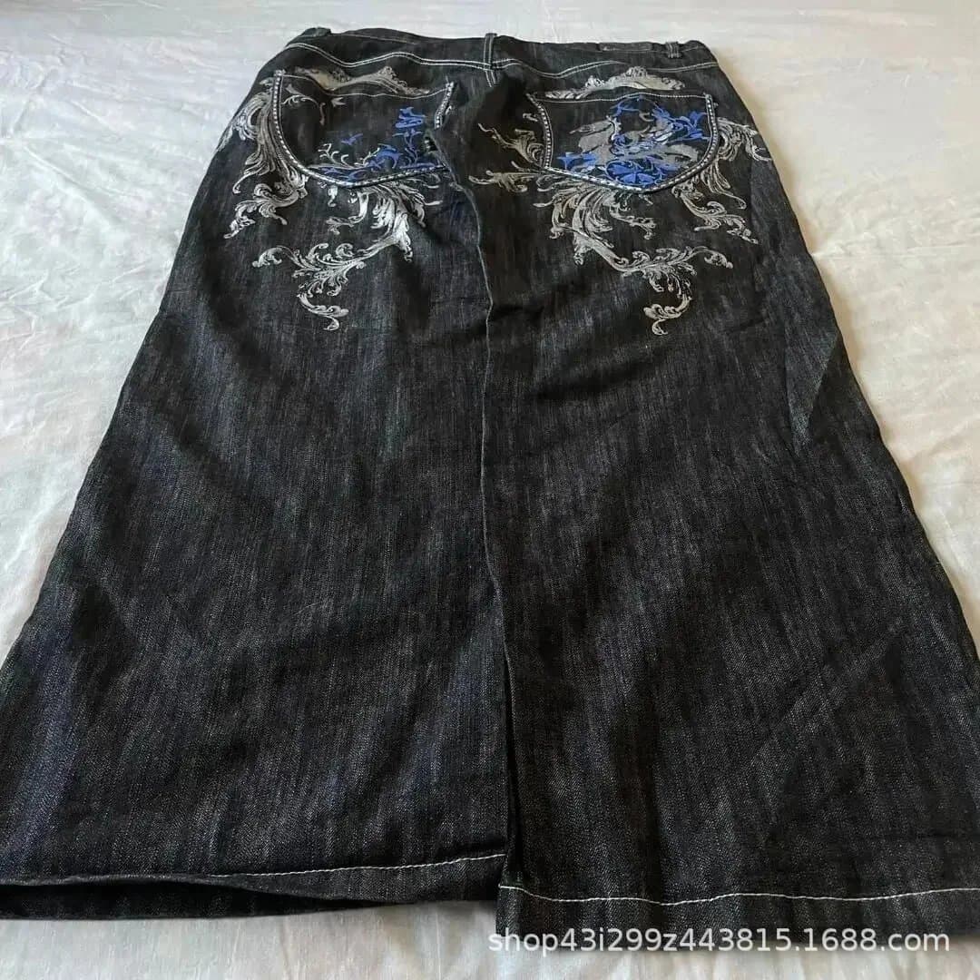 BAPE Denim Skirt Ape Head Embroidery — N27黑色