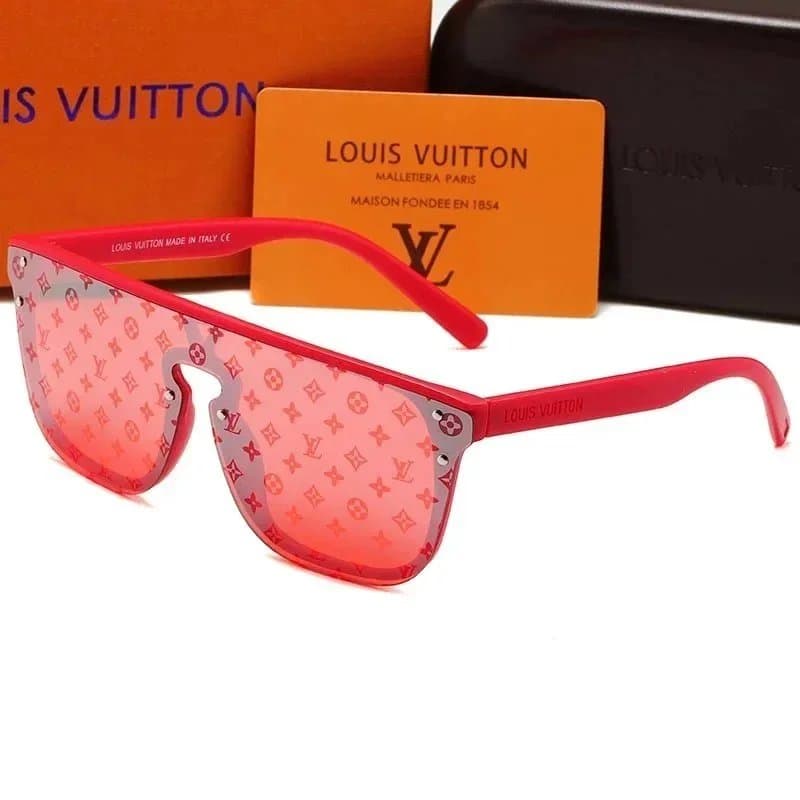 Louis Vuitton Square Sunglasses LV Logo Detail — 2230-3
