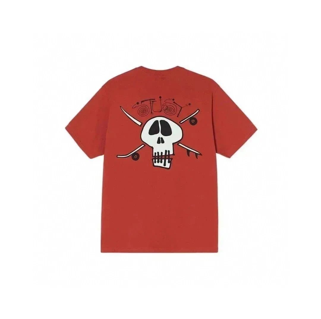 Stüssy Graphic Tee S Logo Script — 111红色