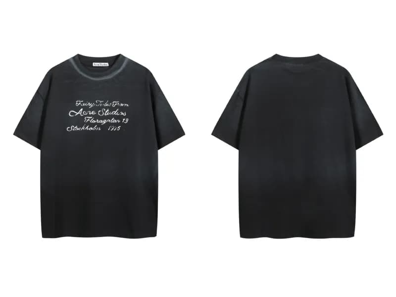 Acne Studios Fairy Tales Tee Embroidered Script