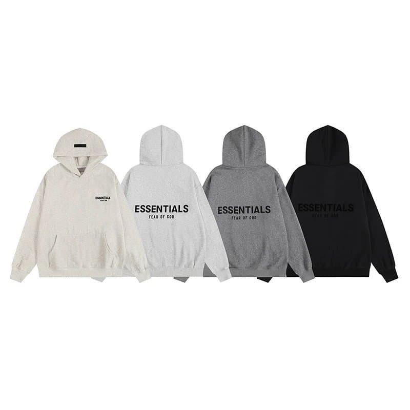 Fear of God Essentials Jogger Essentials Logo — 859前后硅胶字母卡其
