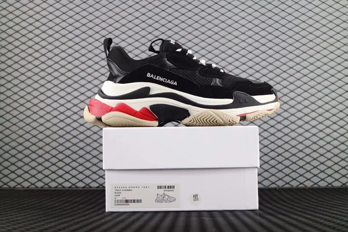 Balenciaga Speed Trainer Maroon Silver — 10