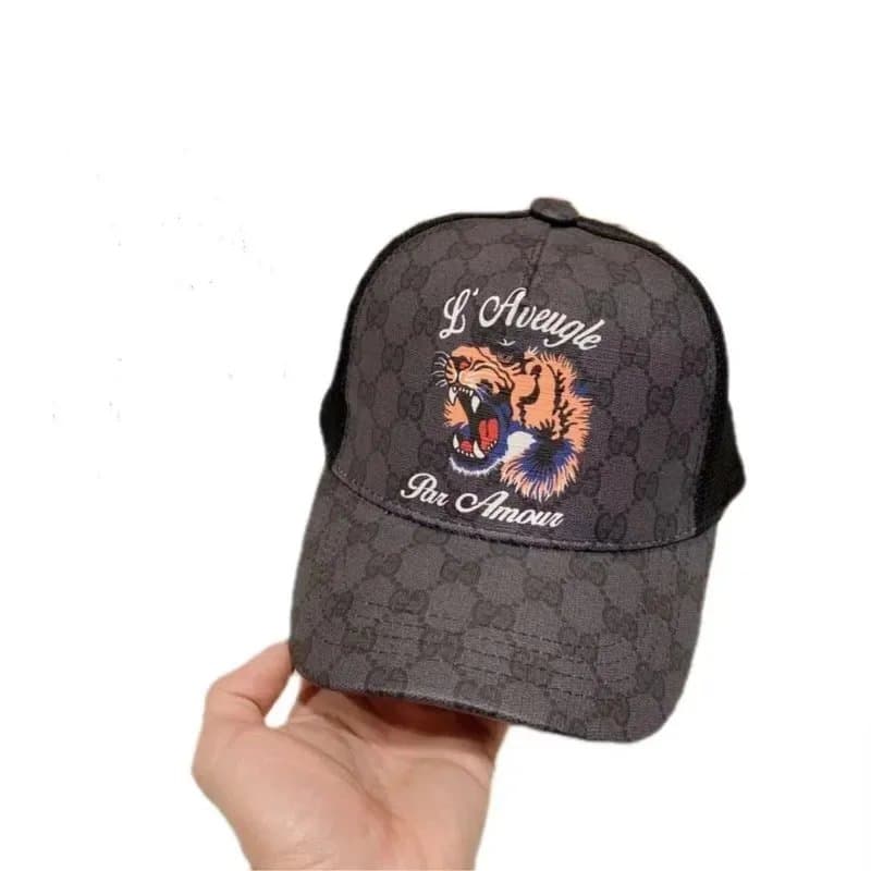 Gucci Tiger Cap GG Monogram with Embroidered Tiger