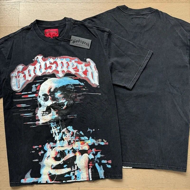 Gallery Dept. Graphic Tee Out of Many, One — 1027洗水黑