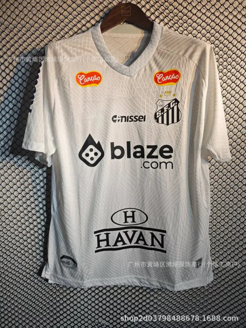 Adidas Flamengo Home Jersey 2023-24 — 桑托斯主场赞助商版-无印号