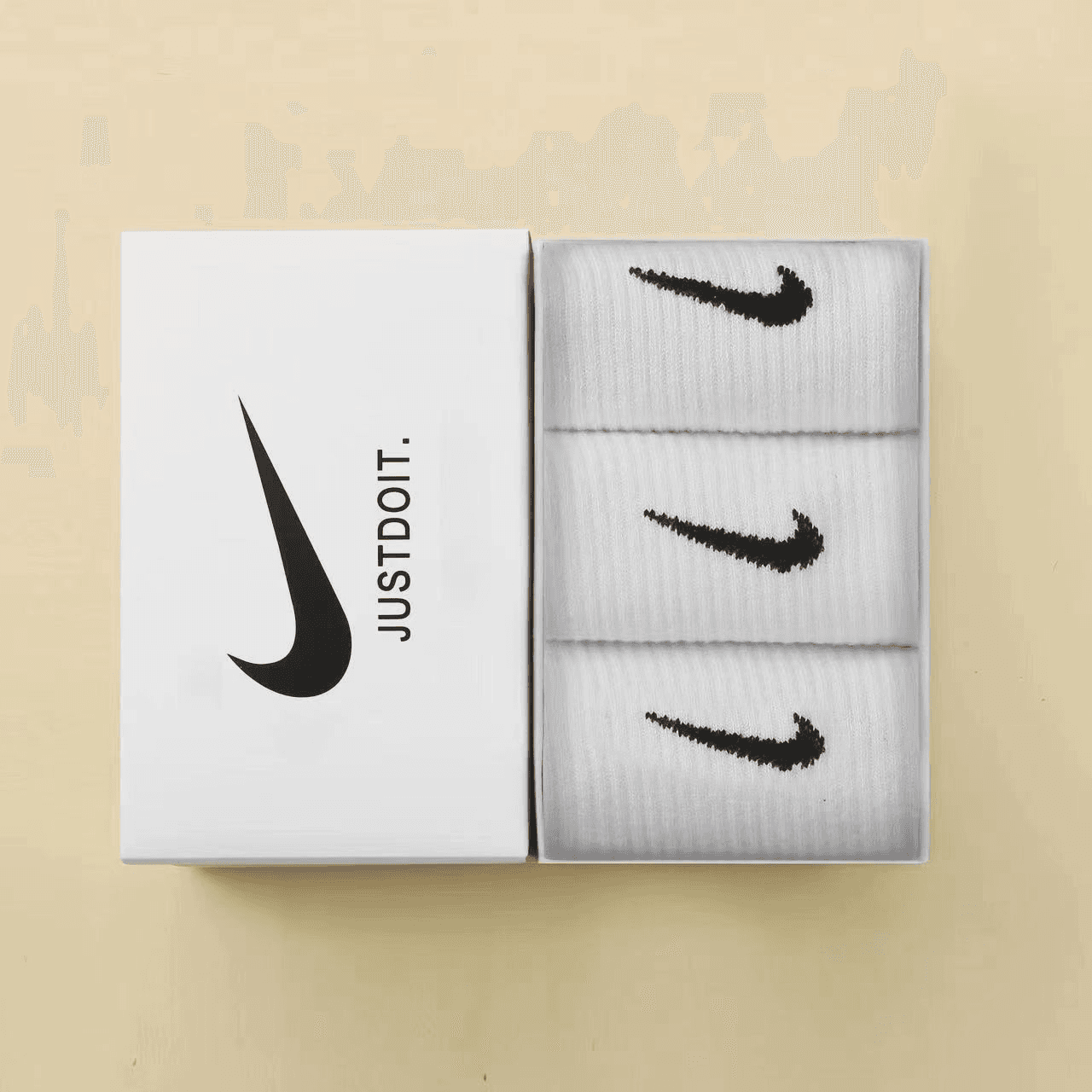Nike Socks 5-Pack — 3双装【白+白+白】