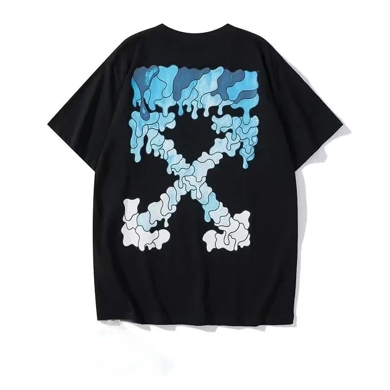 Off-White Graphic T-Shirt Industrial X Print — Style 25 white