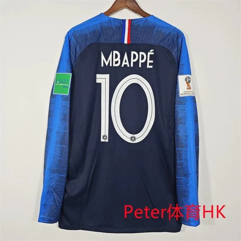 Adidas Germany Home Jersey 2006 World Cup — 2018法国主场长袖印10号+2臂章