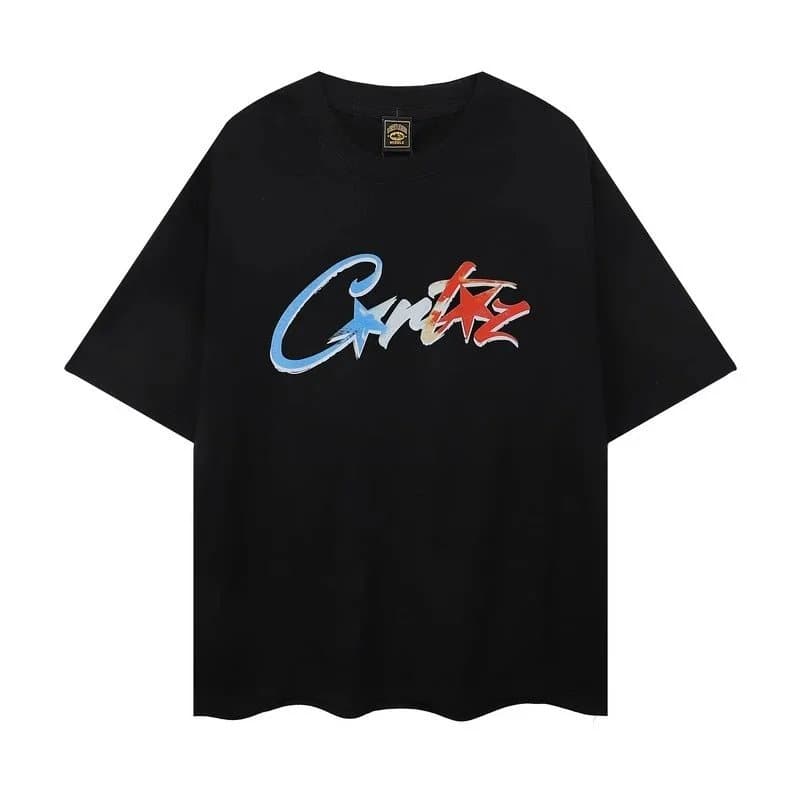Corteiz Graphic Tee Pink Script Logo — 18