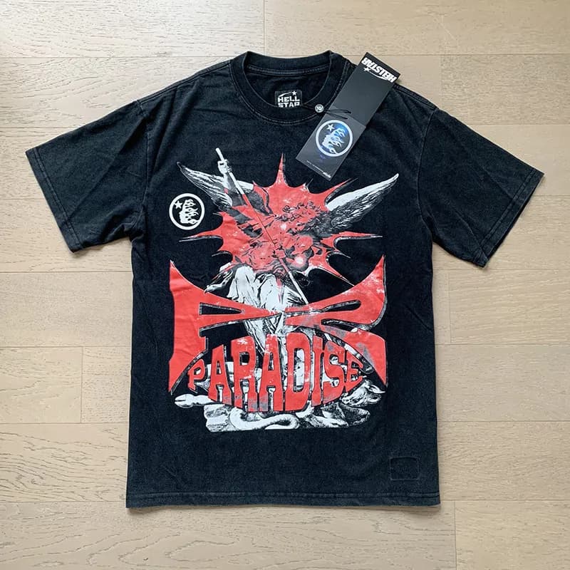 Hellstar Graphic Tee Flame Logo — 631