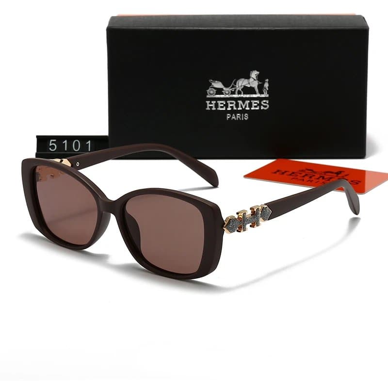 Hermès Square Sunglasses Gradient Lens — 5101-C