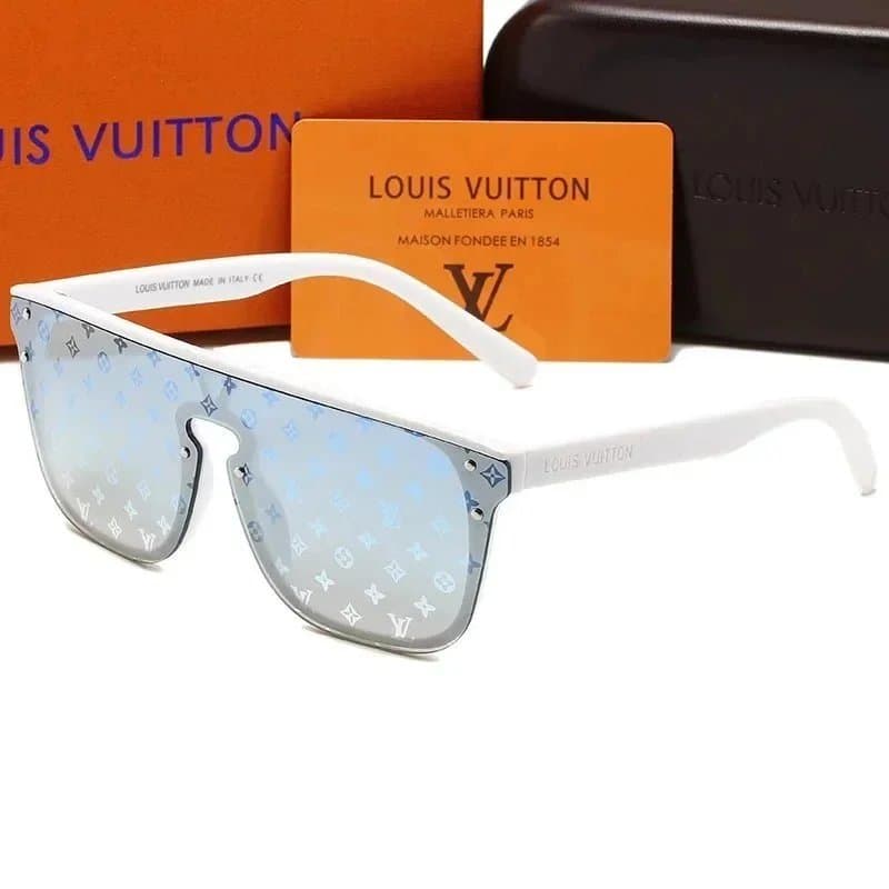 Louis Vuitton Square Sunglasses LV Logo Detail — 2230-1