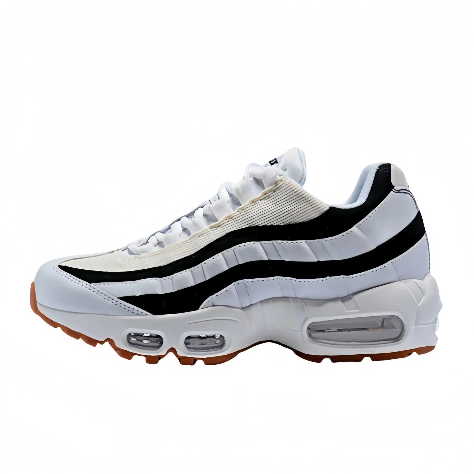 Nike Air Max 95 Triple White — 95款白黑勾