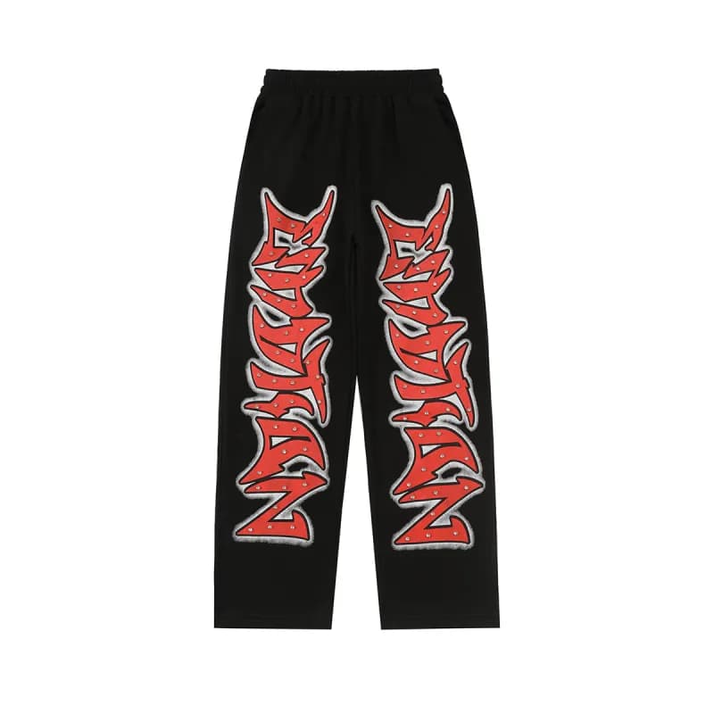 Corteiz Track Pants Riot Logo