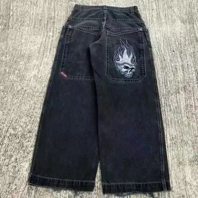 Supreme Low Rise Baggy Jeans Embroidered — 22