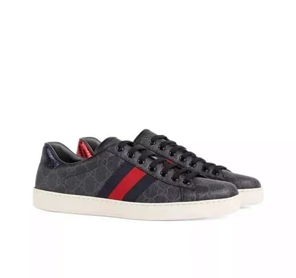 Gucci Ace Low GG Supreme Web Stripe
