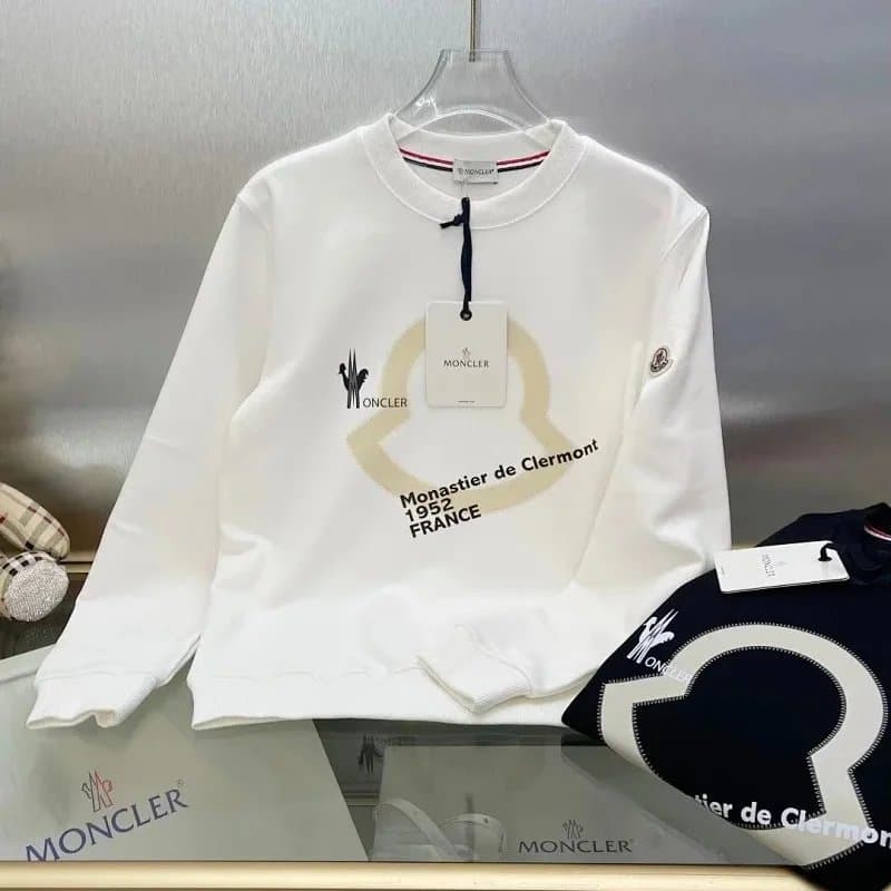 Moncler Crewneck Sweatshirt Logo Patch — 30