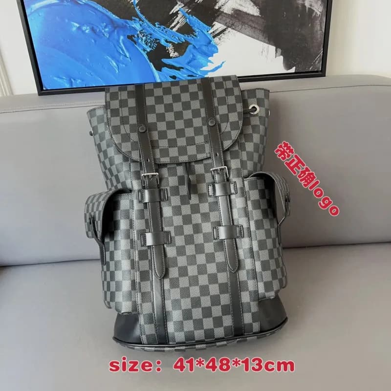 Louis Vuitton Backpack Damier Graphite