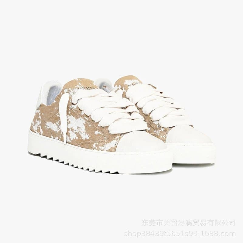 Prada Canvas Sneaker Splatter Print — 黄布印花