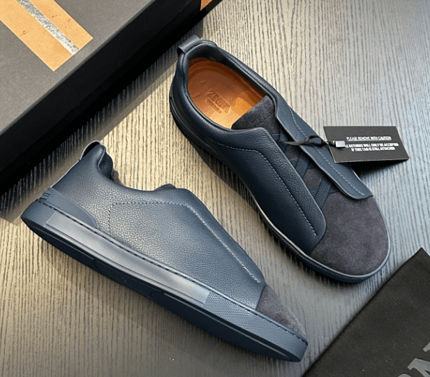 Prada Espresso Sneaker Black Suede — 38