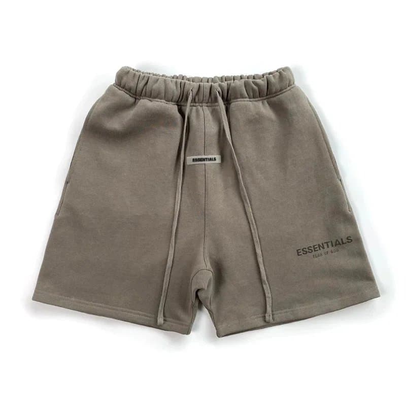 Fear of God Essentials Essentials Shorts Logo Patch — 木炭灰(毛圈薄款)