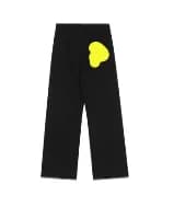 Balenciaga Hooded Sweatshirt Solid Black — Black and Yellow Pants/Pant