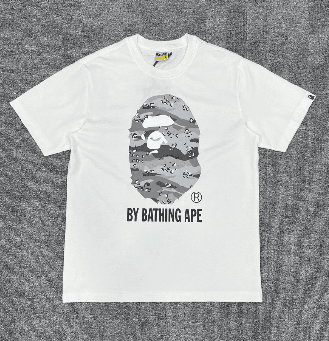 BAPE A Bathing Ape Tee Purple Camo Logo — 19