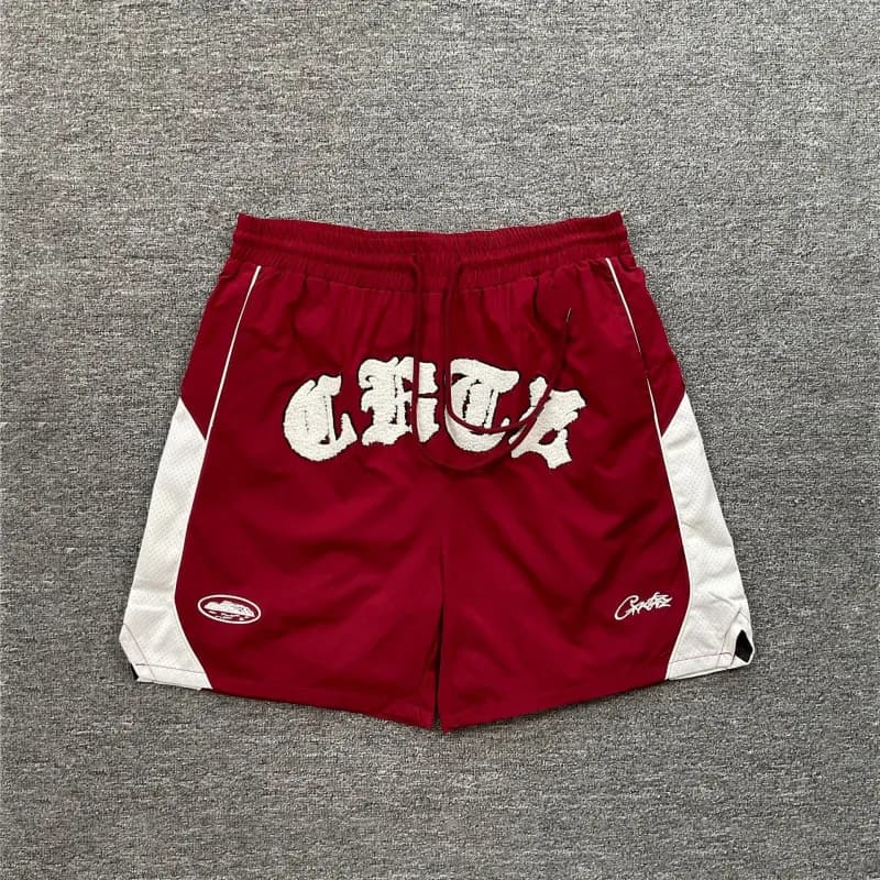 Corteiz Track Shorts Leopard Panel — 3239红