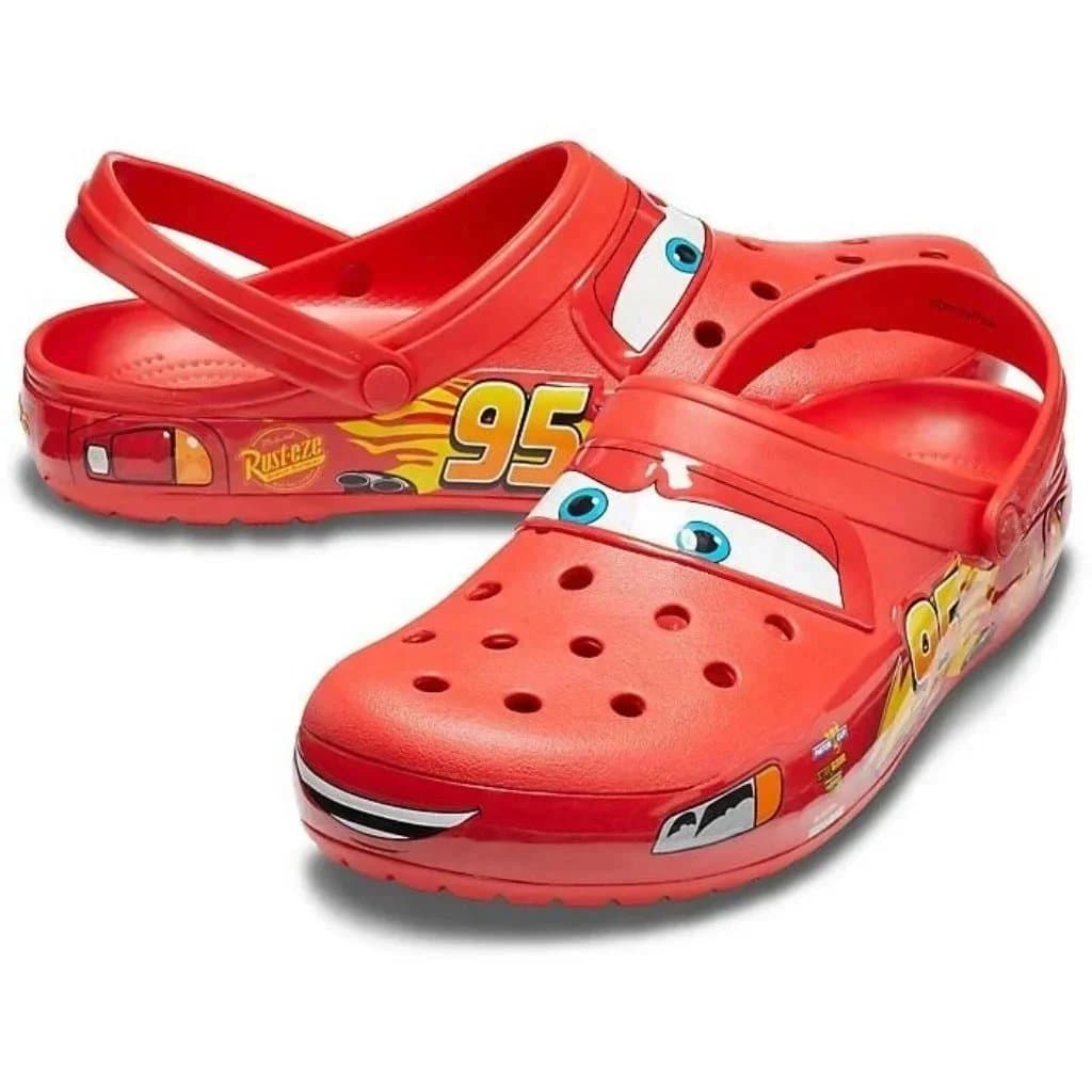 Disney Crocs Clog Lightning McQueen — 麦昆汽车鞋 红色
