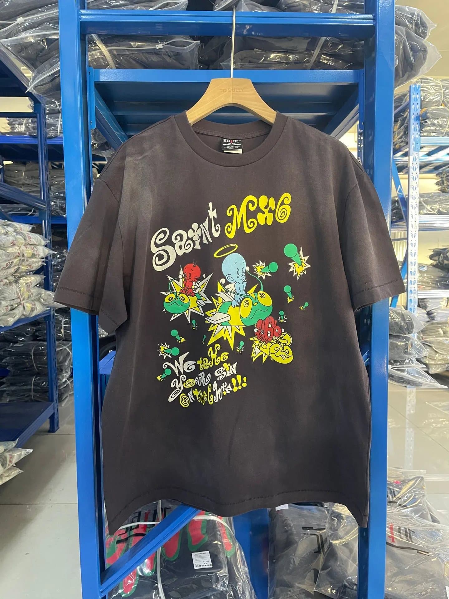 Broken Planet Daisy Pot Tee Smiley Daisy Print — ST992