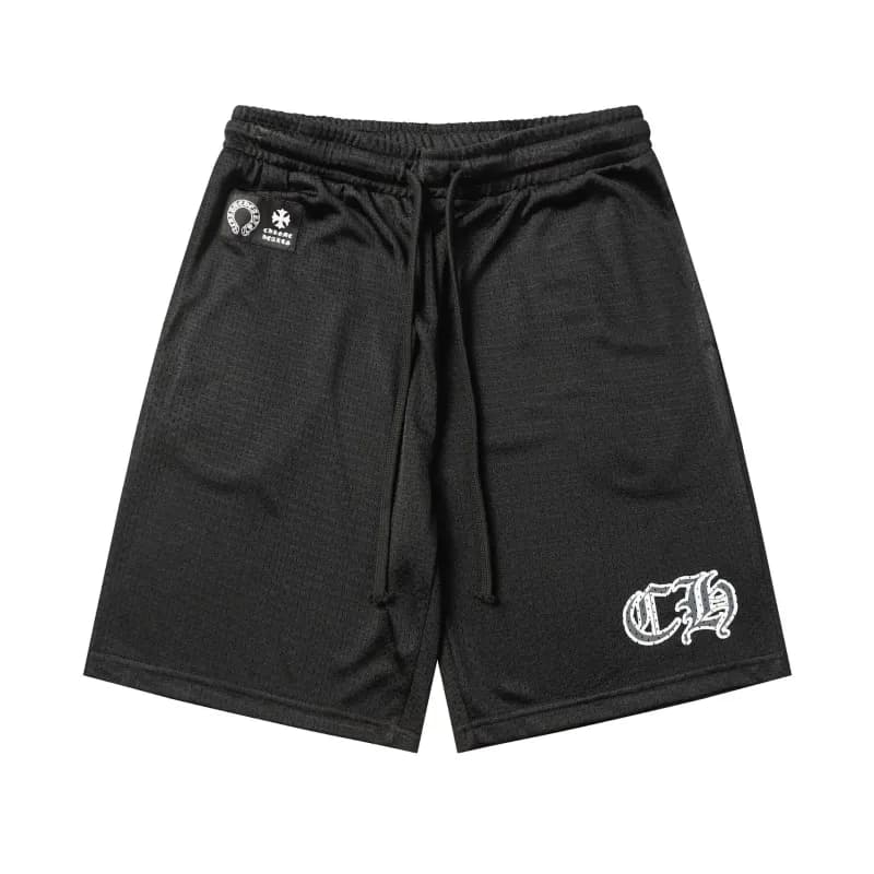 Chrome Hearts Denim Shorts Cross Embroidery — 9996黑色
