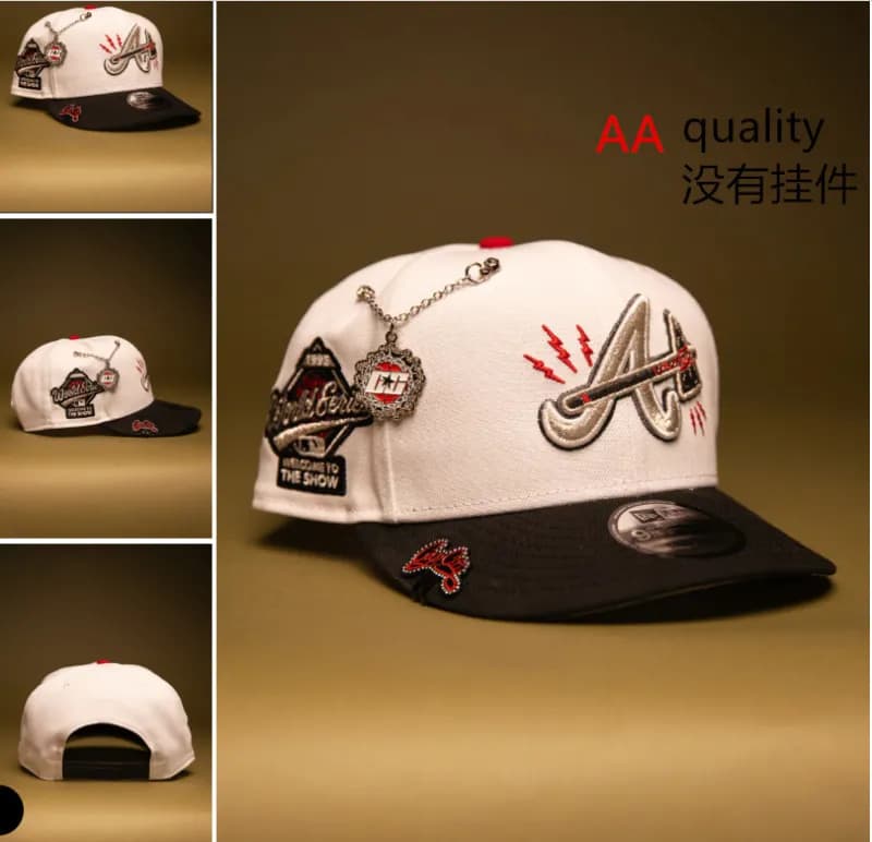 New Era × MLB Snapback Cap Atlanta Braves World Series Patch