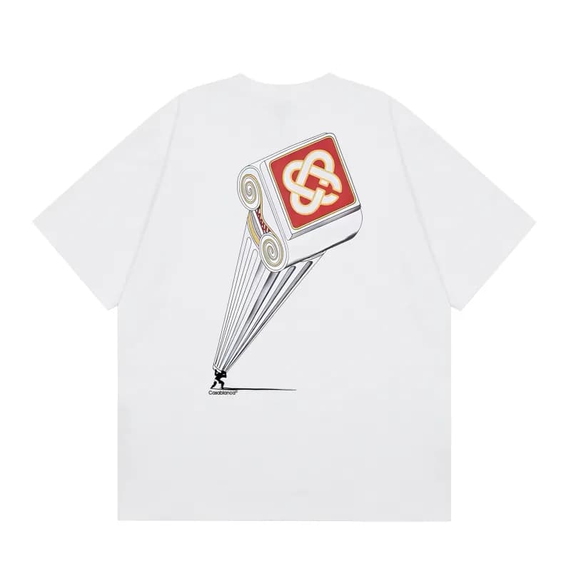 Casablanca Graphic Tee Lasablanca Temple Print — c106白