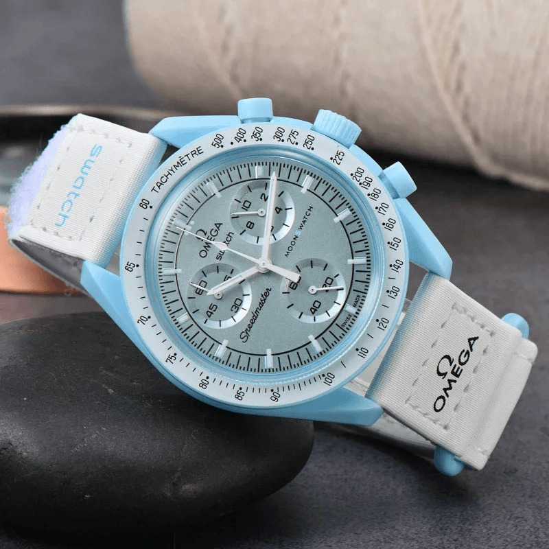 Cartier Santos Fully Paved — 6Swatch × OMEGA