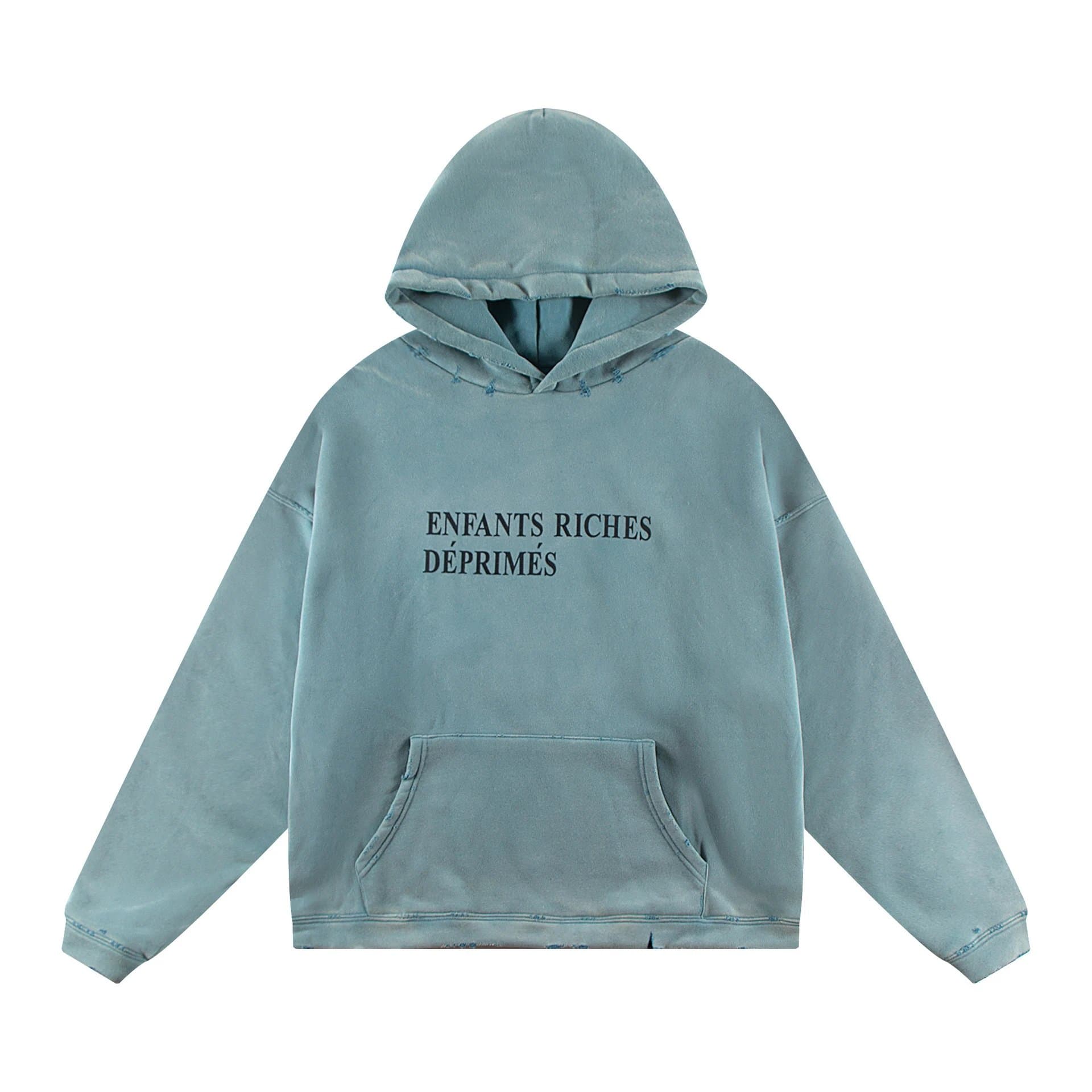 Fear of God Essentials Hoodie Enfants Riches Déprimés — 8739 雀绿色