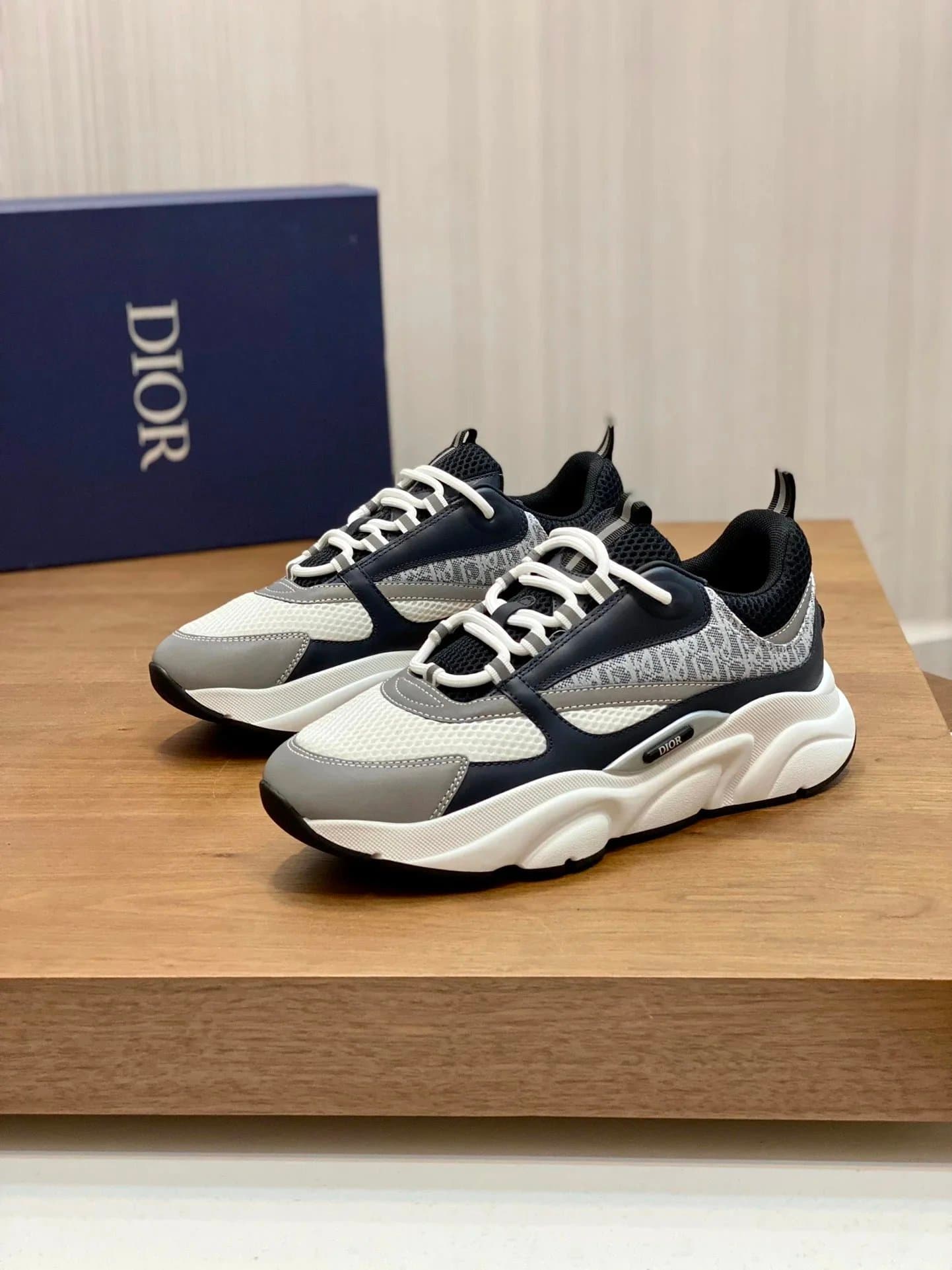 Dior B22 Sneaker White Grey — 23
