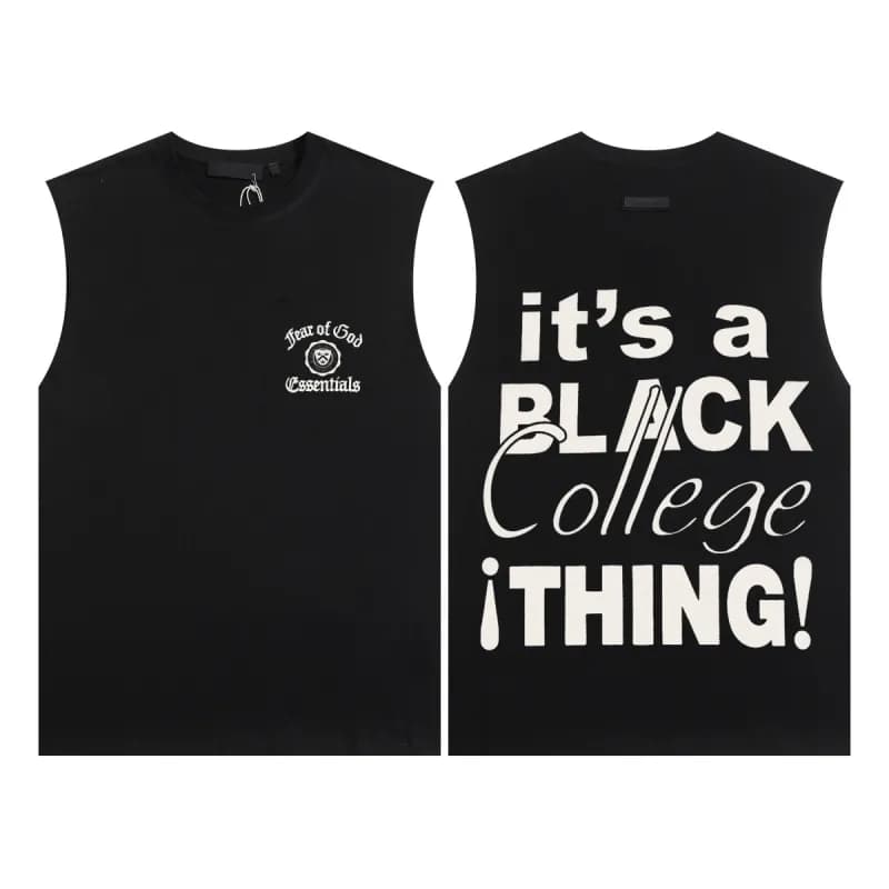 Fear of God Essentials Sleeveless Tee It's a Black College Thing
