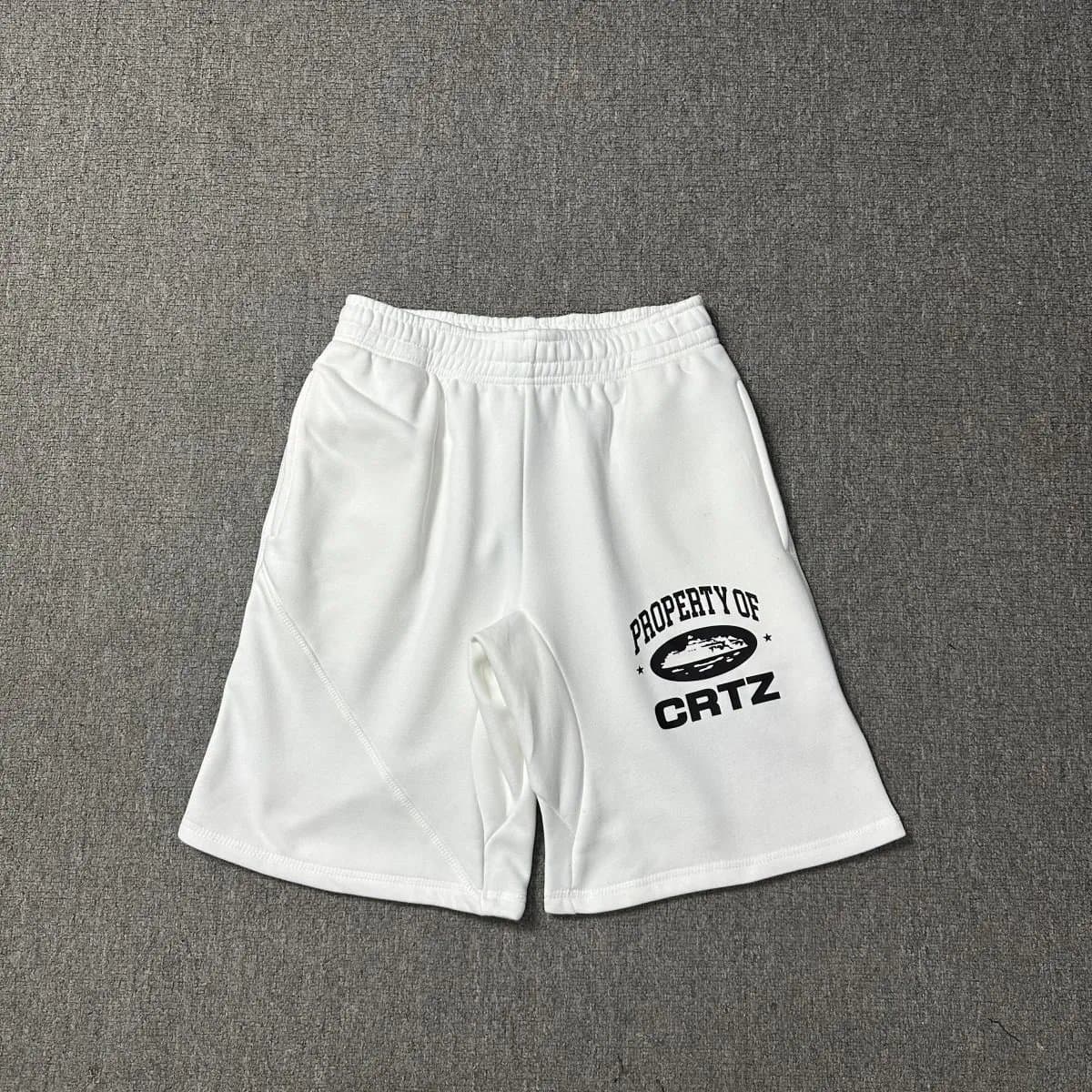 Travis Scott Cactus Jack Shorts Gold Script — M803白色