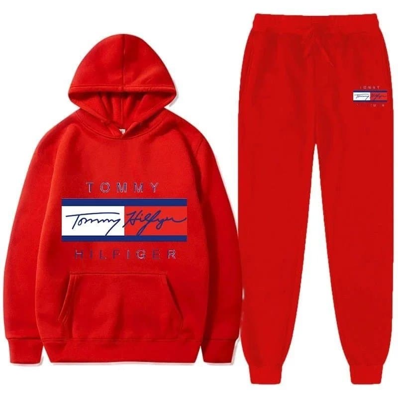 Tommy Hilfiger Hoodie and Joggers Set Signature Logo
