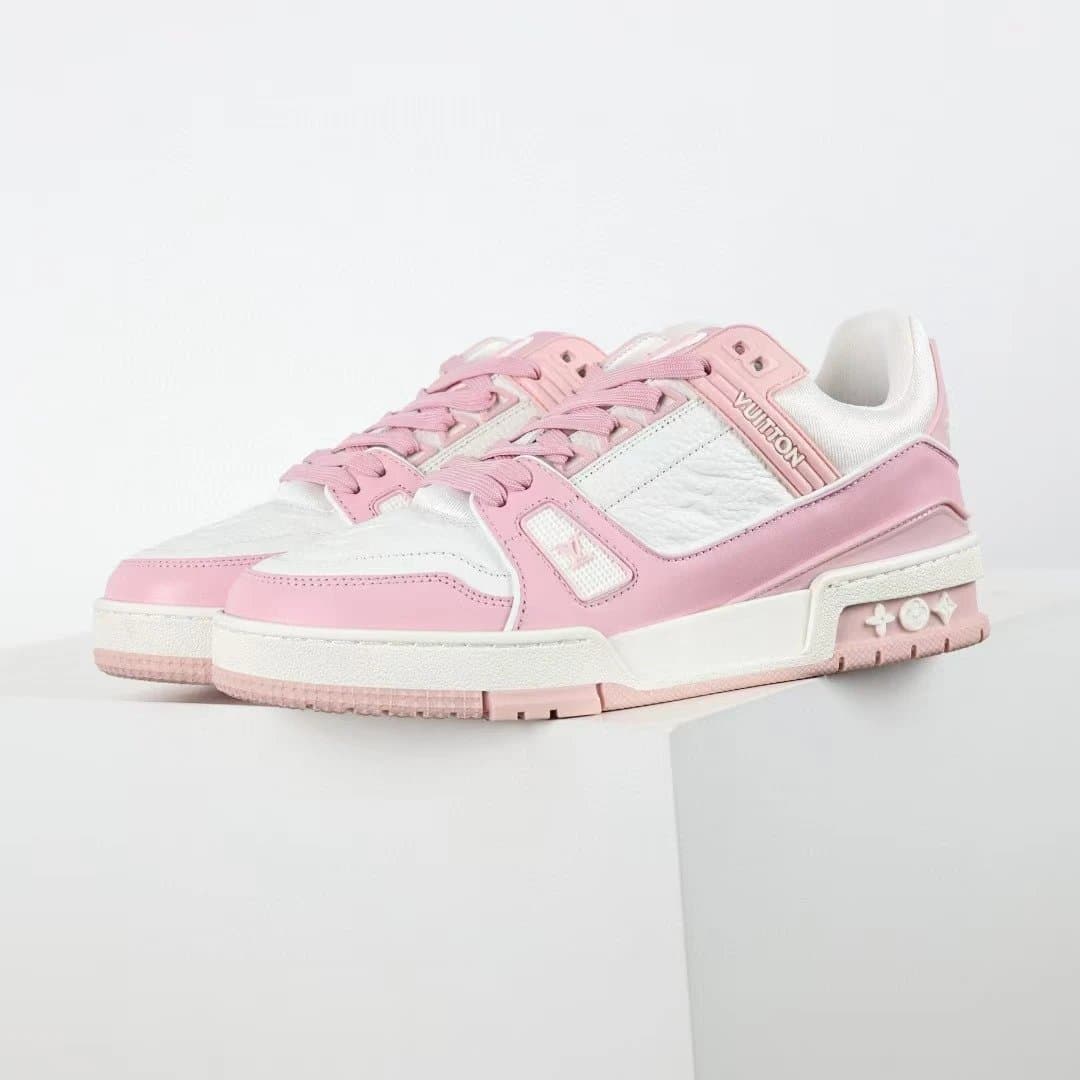 Louis Vuitton LV Trainer Monogram Canvas — X1 Trainer 白粉