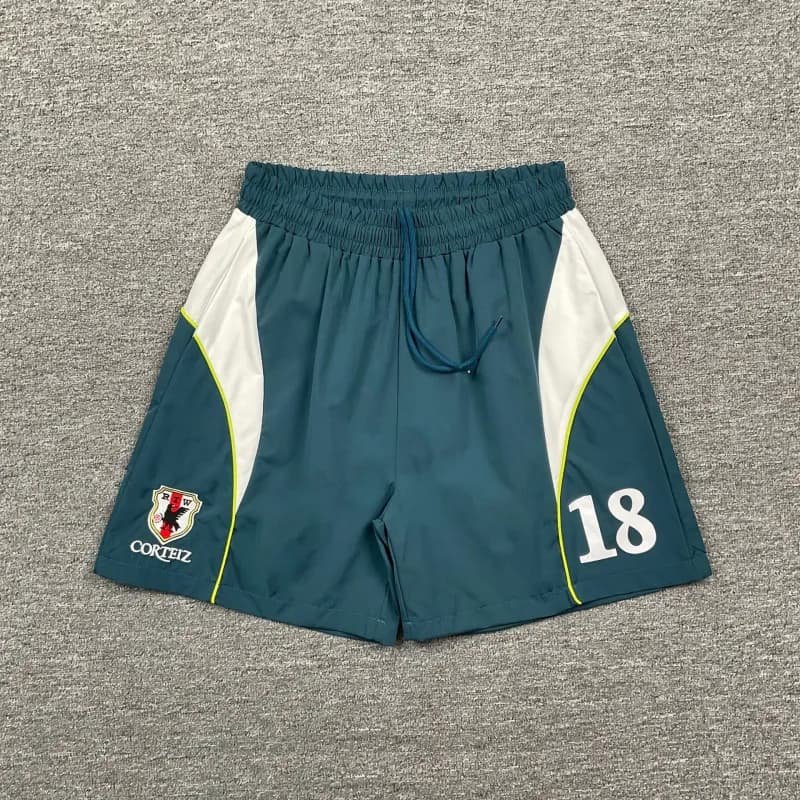 Corteiz Track Shorts Leopard Panel — 3253绿
