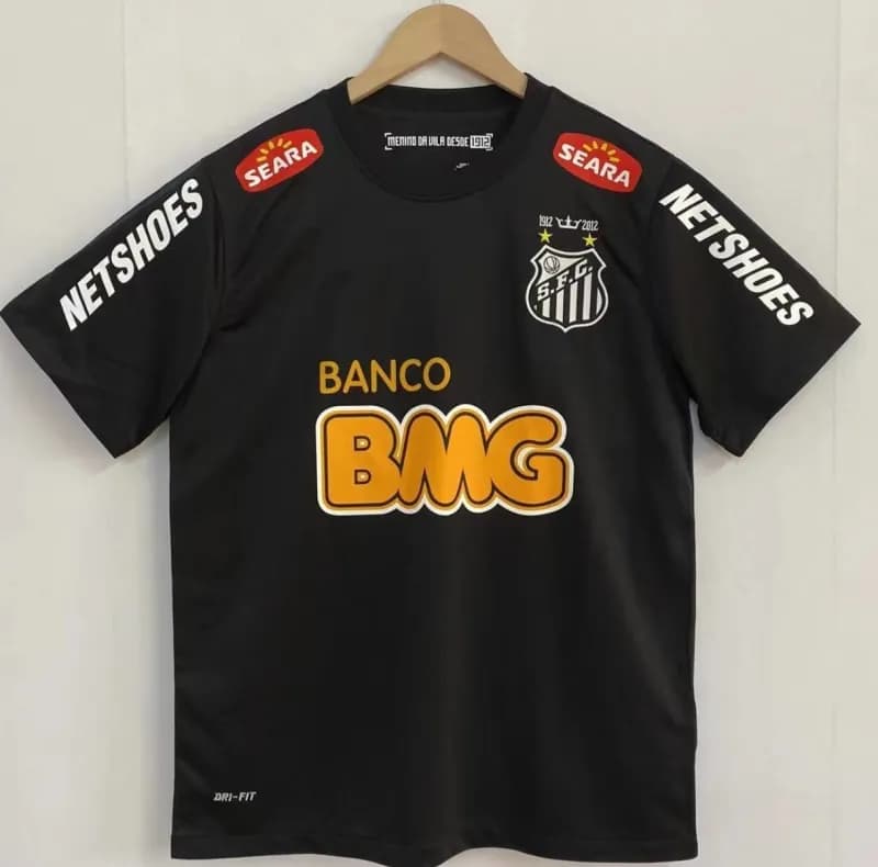 Nike Santos FC Home Jersey Banco BMG Sponsor