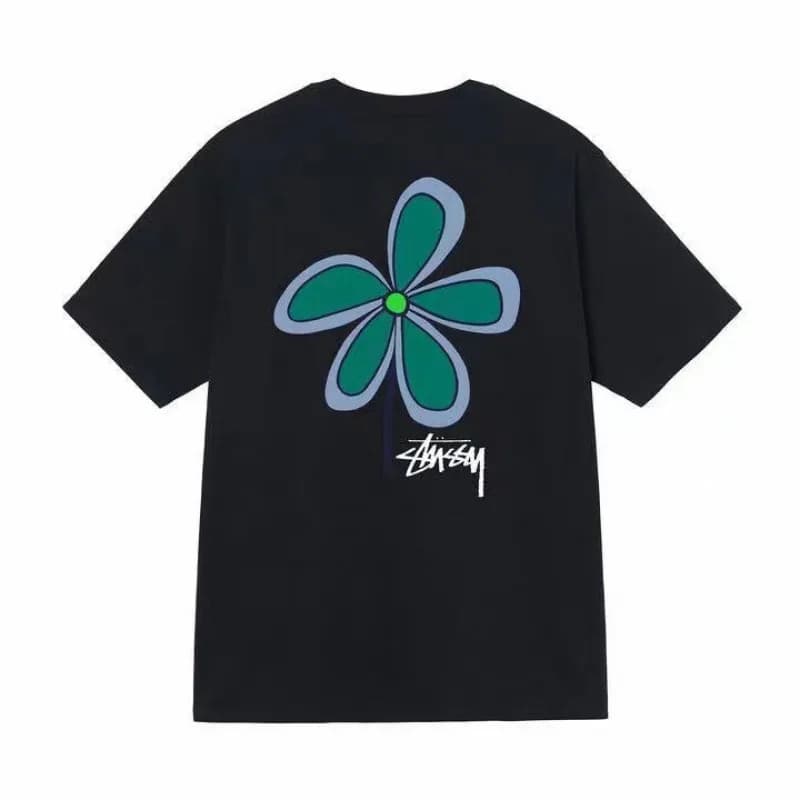 Stüssy Spider Graphic Tee Black Spider Print — 黑色【四叶草】