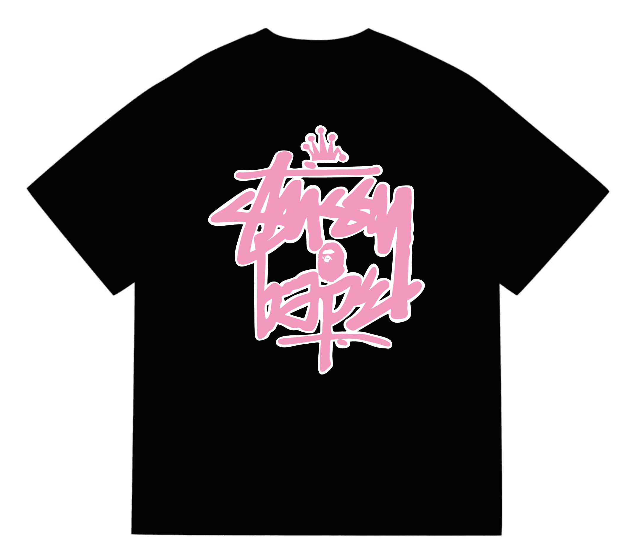 Stüssy Graphic Tee Stussy x BAPE Collaboration — 5